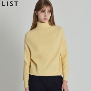 울 래글런 터틀넥 풀오버