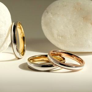 *화이트데이 세일*  14K 앙상블 반지 소/중/대 [한정패키지]