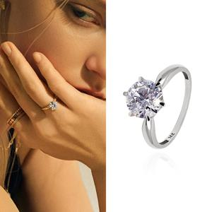 *화이트데이 세일*  14K/18K 클래식 2캐럿 랩다이아몬드 반지 [한정패키지]