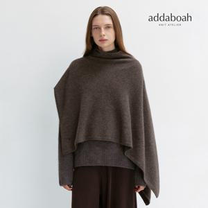 애드아보아 24FW 라쿤울 블렌디드 케이프니트