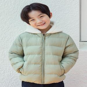 MKE4JP3221 공용 플러스웜 후드 디터처블 경량점퍼