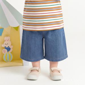 [정상가31,900원]버뮤다 베어 데님 팬츠