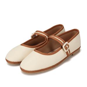 [최초가 148,000] 세븐플로어 라운드토 버클 배색포인트 메리제인플랫1cm_SFF132