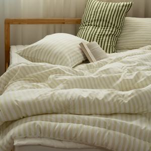 드로잉 먼지없는 세미 차렵이불 단품 및 세트 SS/Q/K 5colors