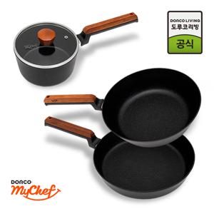 도루코 마이셰프 헤이즐 IH 인덕션팬3종세트[28+궁중28+편수18]