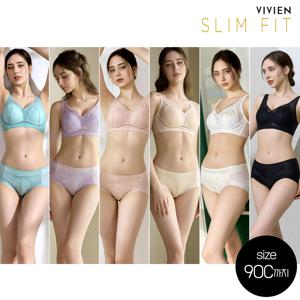 [방송히트] 슬림핏 18차 빅사이즈 풀컵스타일 노와이어 브라팬티세트