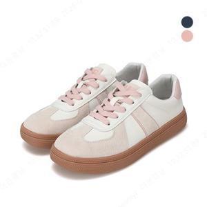 [최초가 198,000] 세븐플로어 소가죽 독일군 여성스니커즈 3cm_SFH161.