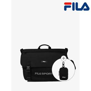 휠라 메시 미듐 메신저백 FS3BCG1002X_BLK