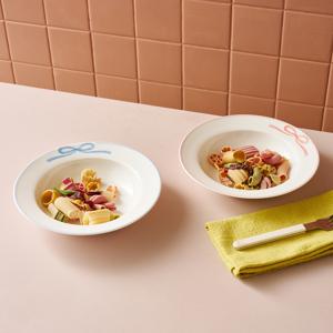 ON 파스텔리본 파스타볼 2P세트 D22