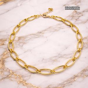 24K 트위드 체인 목걸이