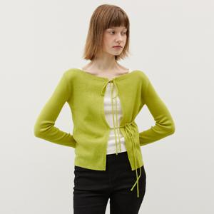 [최초가 99,000원] 니트 레이스업 가디건_6COLORS