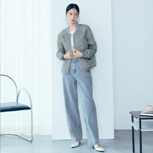 26SS 루즈핏 커브드 데님