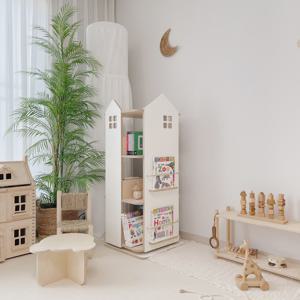 란가구 하우스 3단 회전책장-전면형