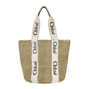 여성 우디 로고 화이트 숄더백 CHC22SS380G55 101