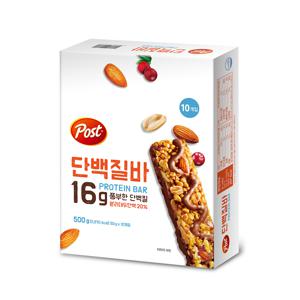 포스트 단백질바 500g (50g x10개입)