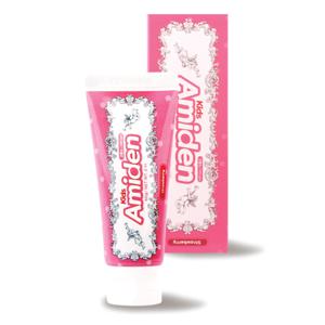 아미덴 어린이 유아치약 고불소 60g 딸기향 에코서트 유기농 인증 구매시 온가족 구강관리