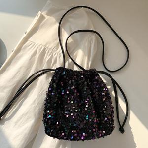 [브리치]  / 스팽글 복조리 토트 크로스백 (3color)