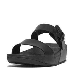 [바로도착] 루루 커버드-버클 레더 블랙 백 스트랩 샌들