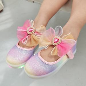 하니 하트 리본 LED 슬립온