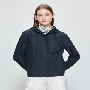 헤지스 여성 [[25FW]] HSJU5D801N2 후드 집업 경량 셔켓 네이비