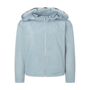 닥스 여성 [[25SS]] DLJU5B403B1 [바람막이]라이트블루 체크 배색 탈착 후드 경량 숏 점퍼