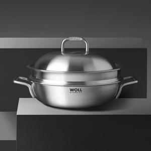 WOLL 셰프마스터 316 티타늄 통7중 파티웍 28cm