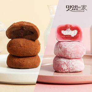 화과방 에브리찰떡 1+1+1 딸기 초코 복숭아 / 골라담기 모찌 찹쌀떡 냉동 과일떡