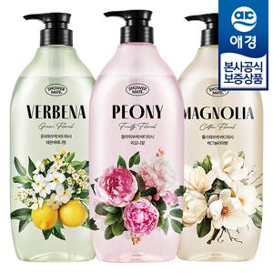 [애경]  플라워부케 바디워시 900ml x2개