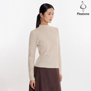 [최초가 78000원] 펀칭 자가드 니트 티셔츠_EKTSF025007