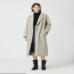 캐시미어 블렌드 머플러 코트 C254MSG533