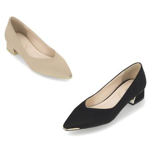 [정상가 159000원] 인텐스 여성 V컷 로우 펌프스 3cm LCWD48I439