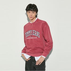 타미진스 가먼트다이 바시티 스웨트셔츠 (T32E7TTO40TMT1XIT)