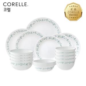 컨트리커트지 한국형 4인 18P 원형 홈세트