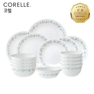 컨트리커트지 한국형 4인 16P 원형 홈세트