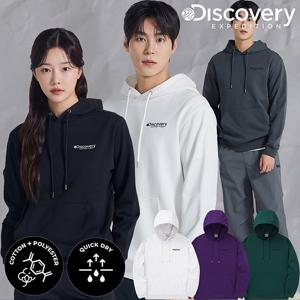 디스커버리 24FW 가격인하 남성/여성 공용 오버핏 기능성 후드티 DXHD33044
