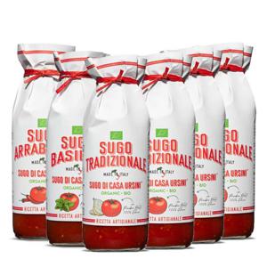 유기농 토마토소스 6병(오리지널4,바질1,아라비아따1)