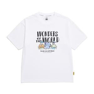 내셔널지오그래픽 리젠아스킨 트래블 그래픽 세미오버 반팔티셔츠 N252UTS080