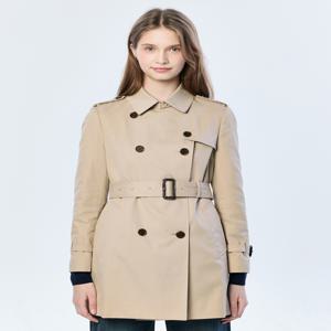 헤지스 여성 HSCO5BC22I2 [트렌치]베이지 더블버튼 하프 코트