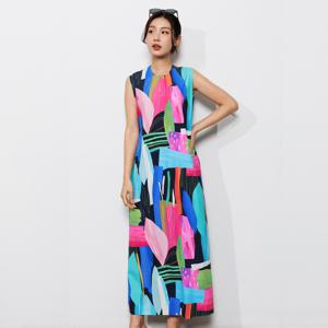 [최초가 179000원] 페탈 민소매 롱드레스 (CHMPDL06)