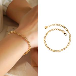 14K/18K 볼륨 오벌 체인 팔찌