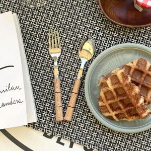 이그조틱 밤부 커트러리 티세트 2P(티스푼+케이크포크)