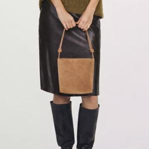 [최초가189,000]소가죽 스웨이드 스트링 버킷백_PCBG260110