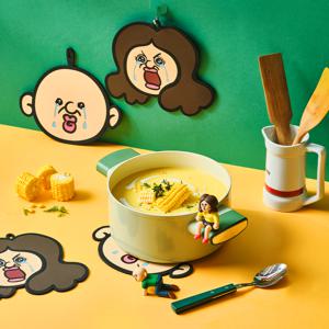 X빵빵이의 일상] 울어도 소용없어! 넌 냄비받침 세트(2조)