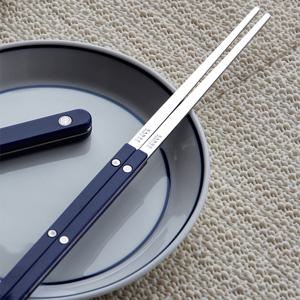 사브르 비스트로 샤이니 고급 커트러리 젓가락+수저받침 2P세트