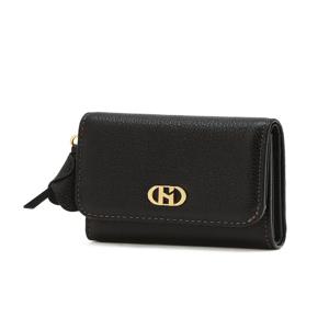 [인기신상]HIWA6E660BK_여성 [NEW H] 블랙 H장식 소가죽 지퍼 반지갑 참장식 포함