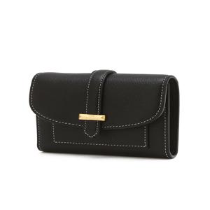 [인기신상]HIWA6E270BK_여성 [H-BAR] 블랙 바장식 가죽 반지갑