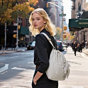 [CJ단독] 루이까또즈 나일론 패딩 리본참 백팩 (+키링포함)