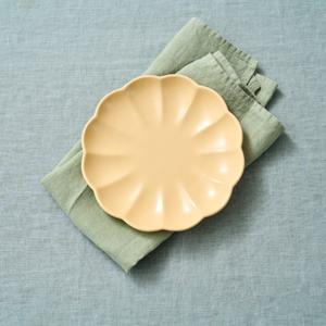 L 봄꽃이살랑 꽃모양접시 D16.5