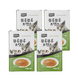 테비 쮸루쮸루 프랜즈 고양이간식 (타우린)33g x 48개