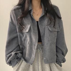 업타운 코듀로이 셔츠 긴팔 골덴 남방